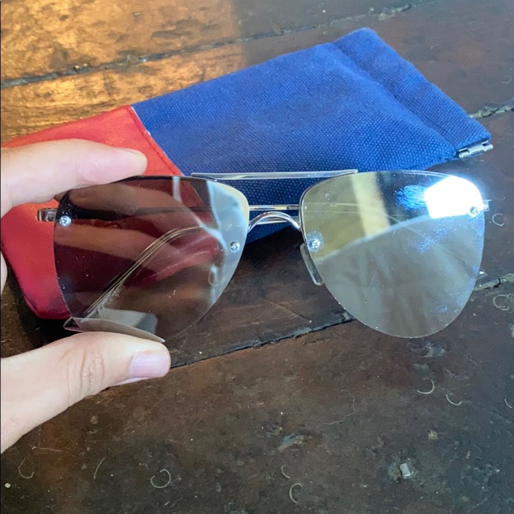 Le Specs limited edition mirrored glasses